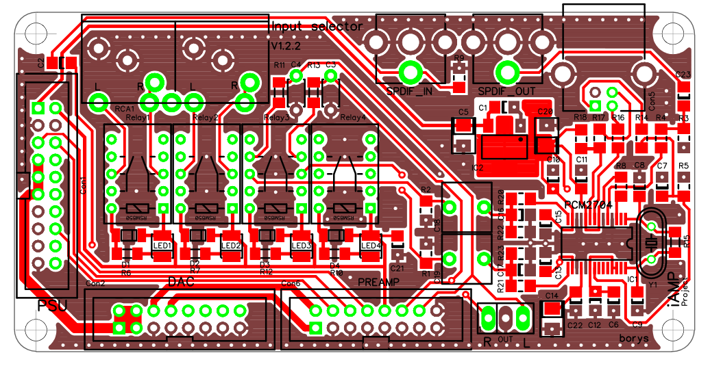Input selector iAMP DIY way to build Your own amplifier
